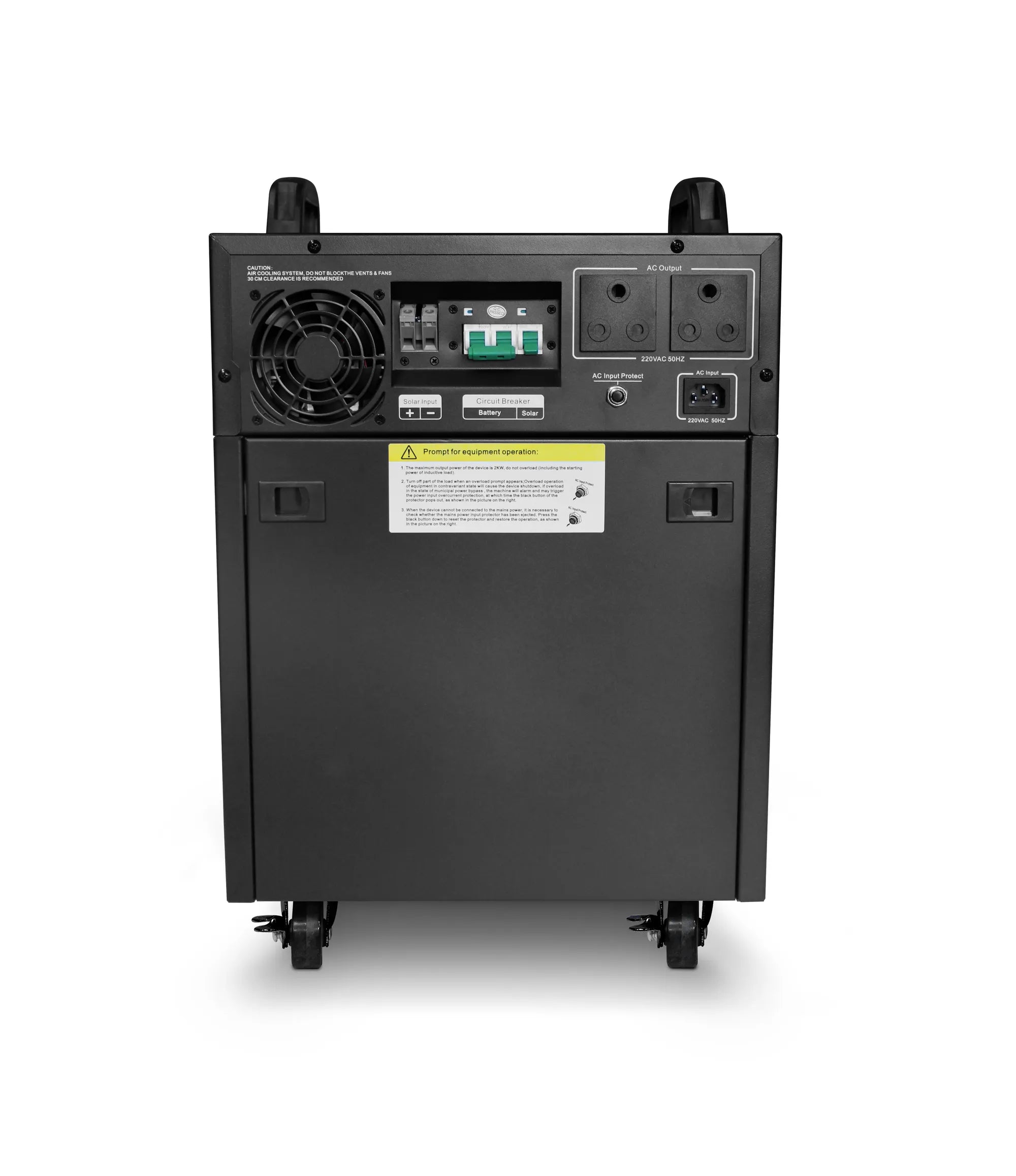 Portable Power Rct 2KVA/2000W Line Interactive Ups Inverter Trolley With 2 X 100AH Batteries (warranty Electronics- 1 Year; Battery 6 Month) image 3