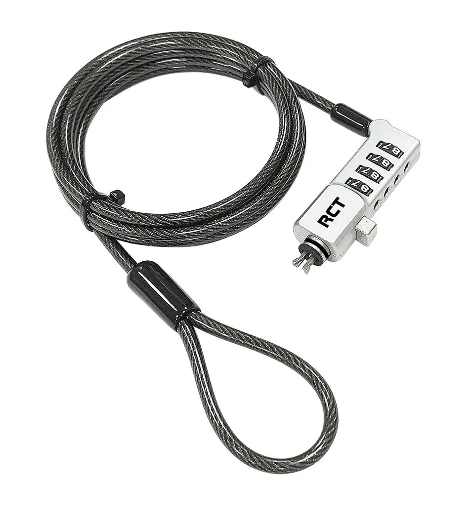 Rct Peripherals Rct 4 Digit 3 In 1 Security Lock; T-Bar; Nano And Nobel Wedge Lock Slot Compatible; 1.8M image 3