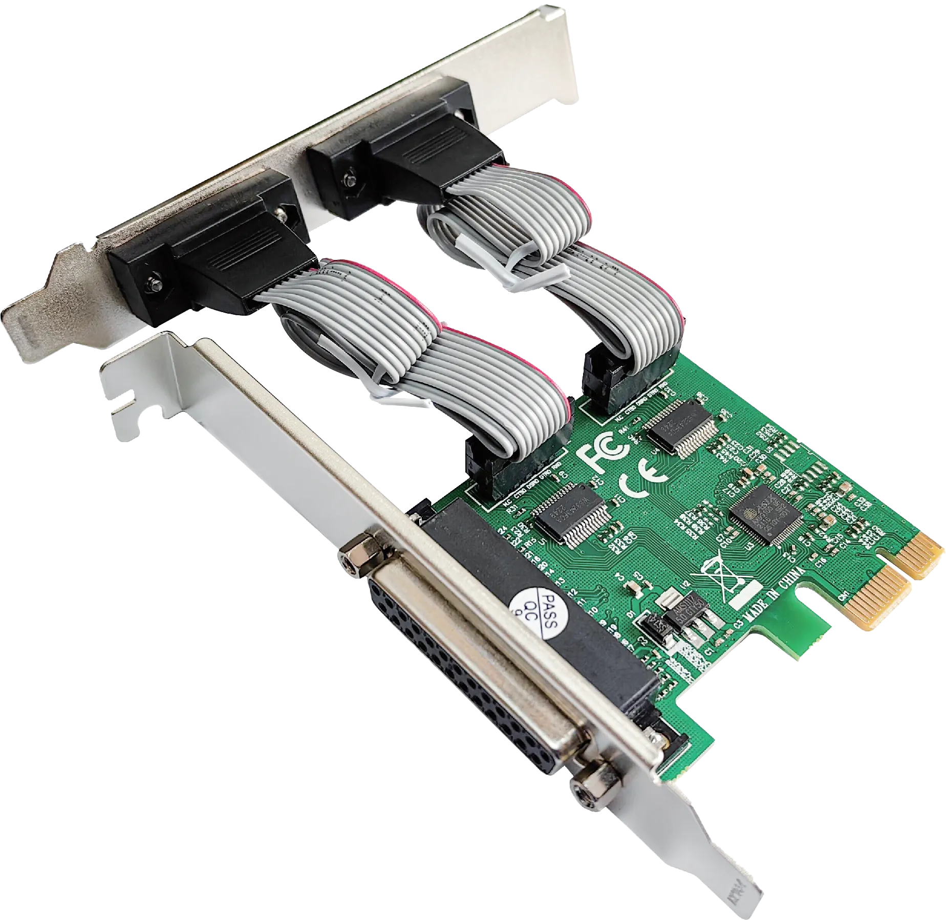 Rct Peripherals Rct PCI-E 2.3 Multi-I/O Card With 2× RS-232 (com) + 1× Ieee 1284 Parallel (lpt) Ports image 2