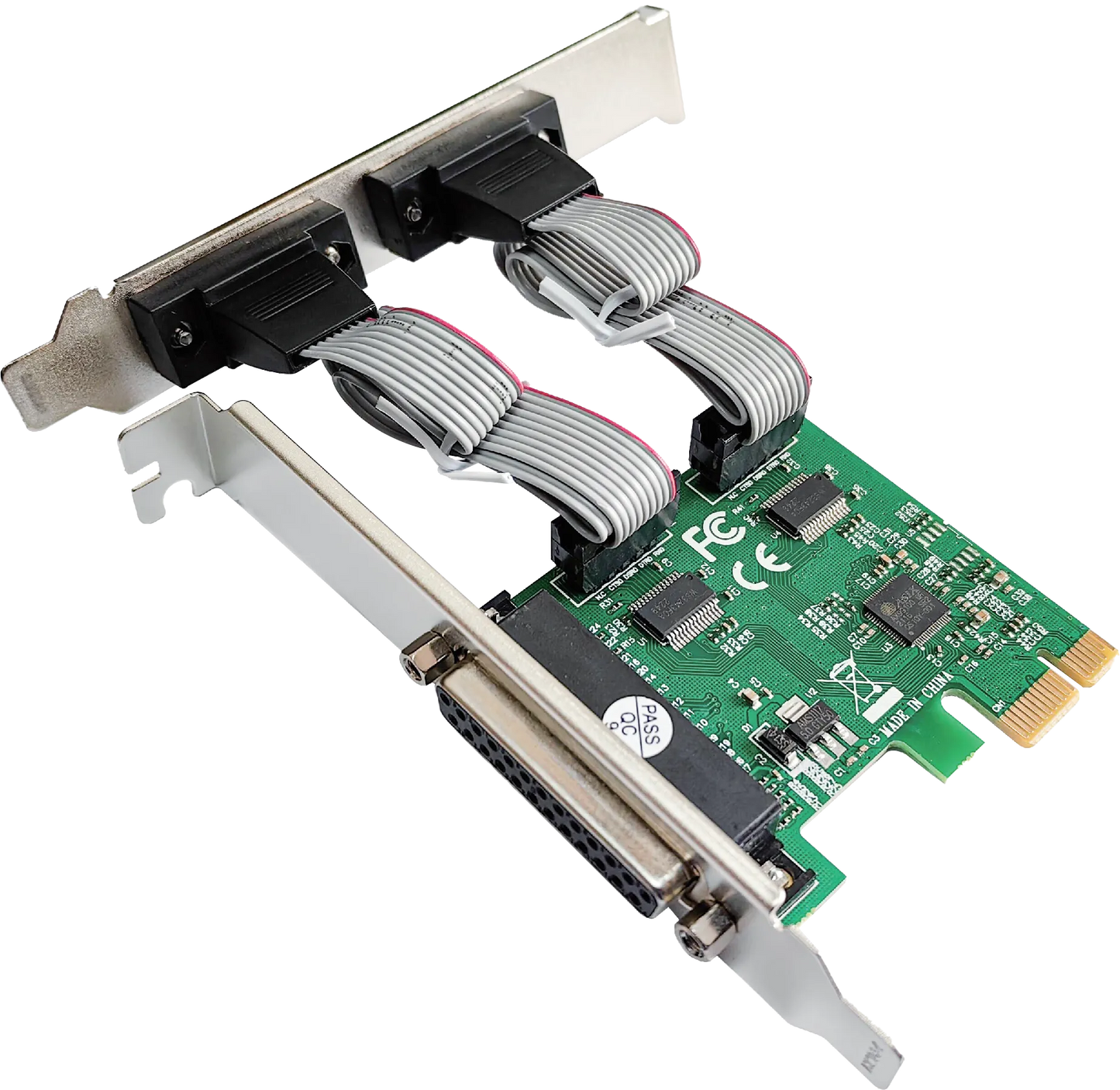 Rct Peripherals Rct PCI-E 2.3 Multi-I/O Card With 2× RS-232 (com) + 1× Ieee 1284 Parallel (lpt) Ports image 2