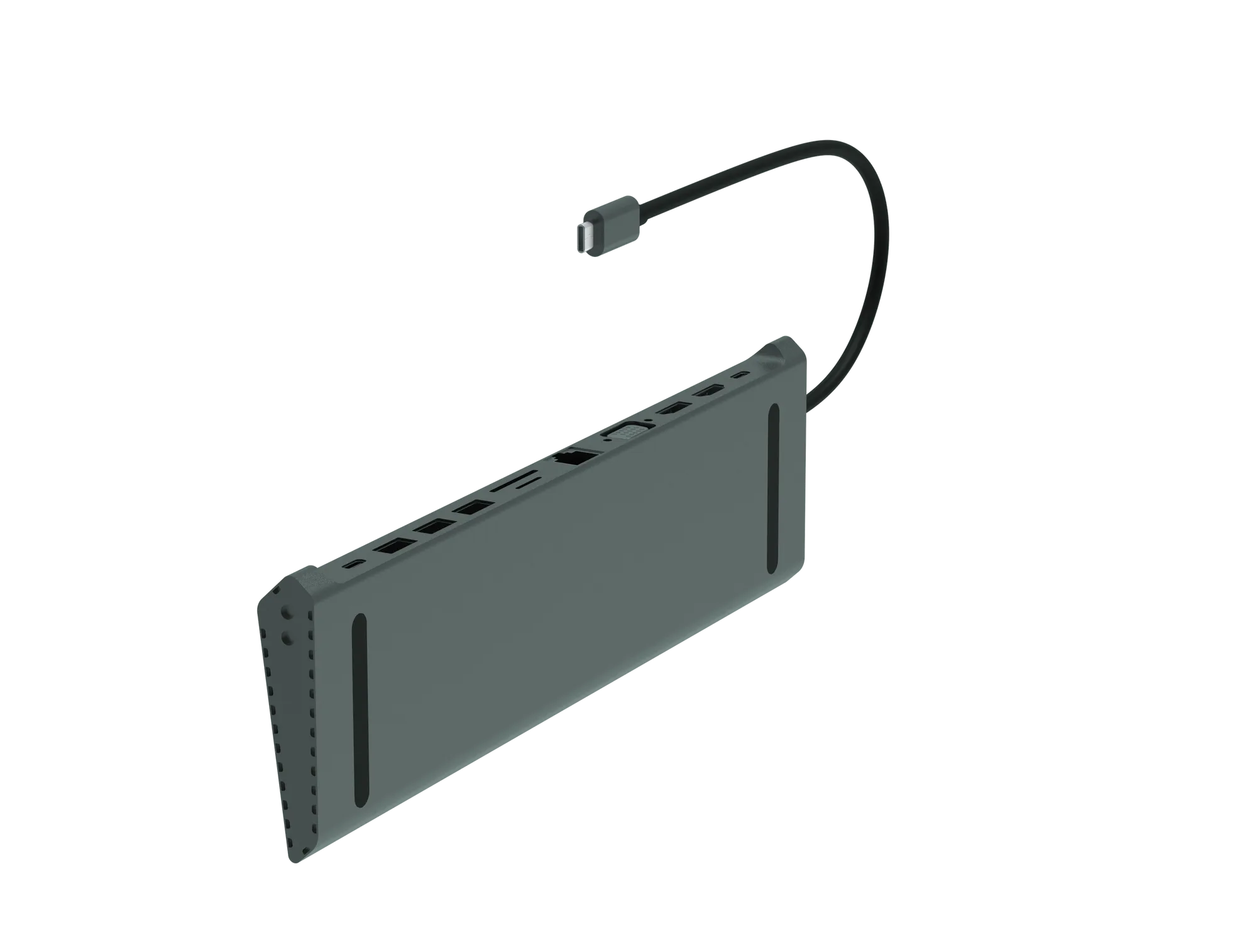Rct Peripherals Rct 13-IN-1 USB Type C Dock With Mst FUNCTION;1 HDMI; 1 DP; 1 VGA; 3 USB 3.0; 1 RJ45; Pd; 3.5MM Audio & Mic; SD/TF3.0 Reader image 3