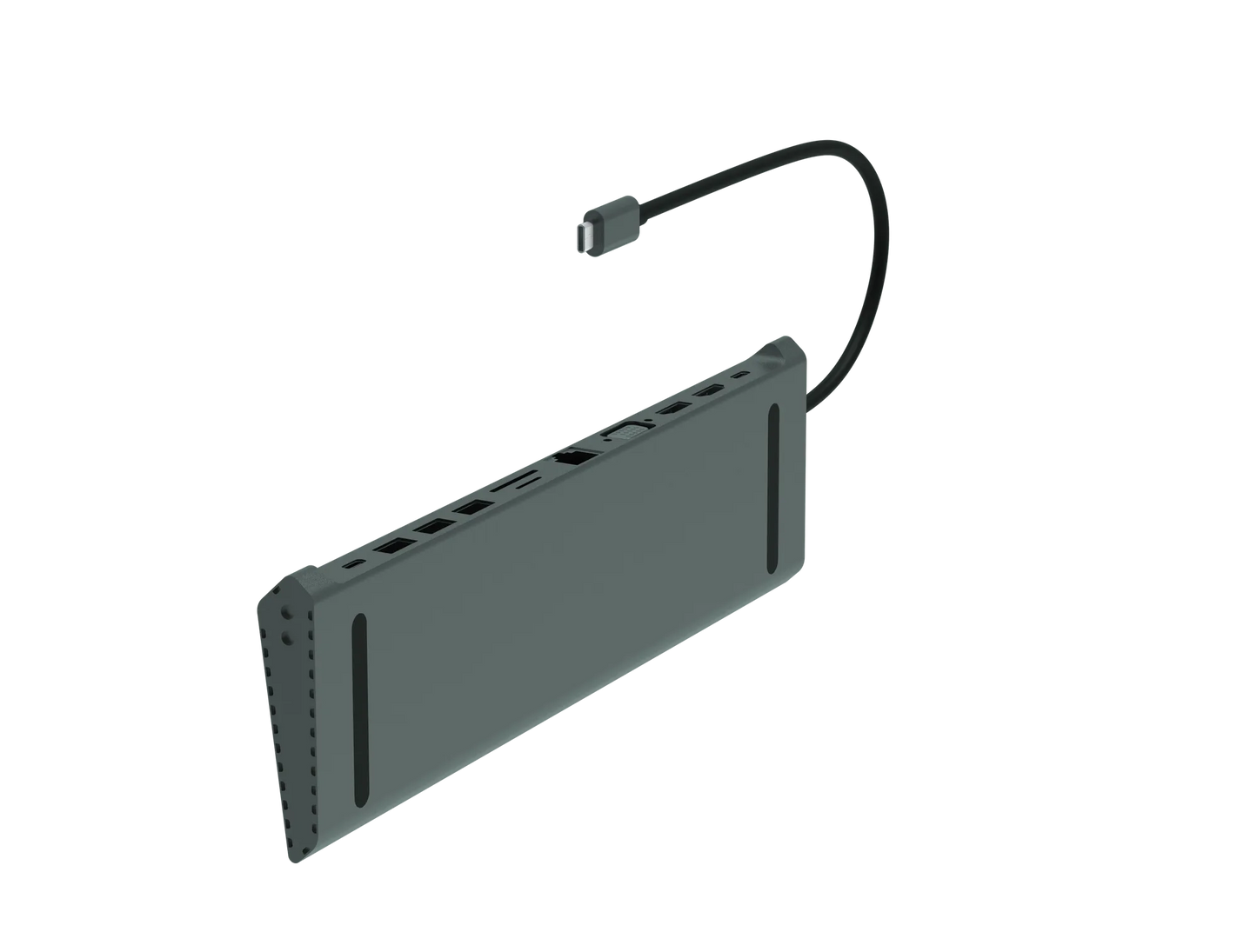 Rct Peripherals Rct 13-IN-1 USB Type C Dock With Mst FUNCTION;1 HDMI; 1 DP; 1 VGA; 3 USB 3.0; 1 RJ45; Pd; 3.5MM Audio & Mic; SD/TF3.0 Reader image 3
