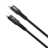 Rct Peripherals Rct USB-C To USB-C Pd 100W (5A) Cable; 2M; Braided; LED Display image 5