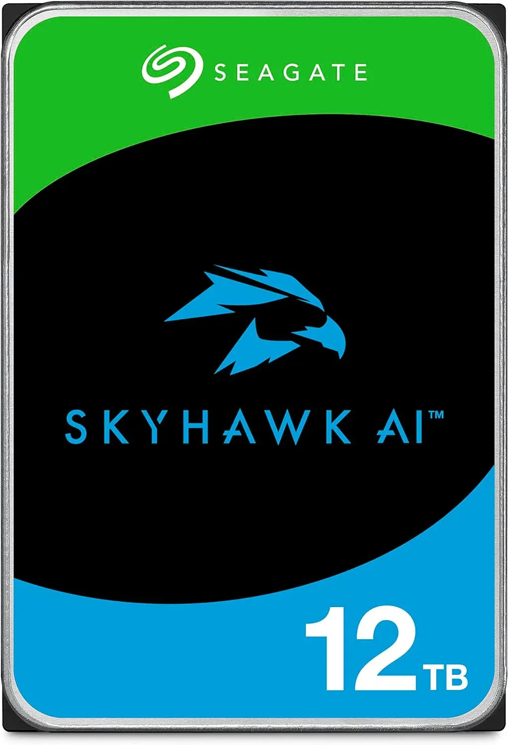 Seagate Skyhawk Ai 12TB 3.5'' Hdd Surveillance Drives; SATA 6GB/S Interface; 256MB Cache; Rpm: 7200; 512E; 5 Year L