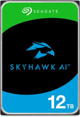 Seagate Skyhawk Ai 12TB 3.5'' Hdd Surveillance Drives; SATA 6GB/S Interface; 256MB Cache; Rpm: 7200; 512E; 5 Year L