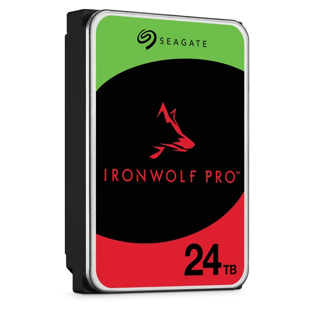 Seagate Ironwolf Pro 24TB 3.5'' Hdd Nas Drives 7200 Rpm; SATA 6GB/S Interface; 256MB CACHE;550TB/YEAR; Unlimited Ba