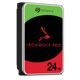 Seagate Ironwolf Pro 24TB 3.5'' Hdd Nas Drives 7200 Rpm; SATA 6GB/S Interface; 256MB CACHE;550TB/YEAR; Unlimited Ba