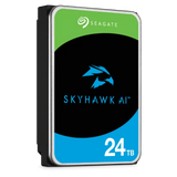Seagate Skyhawk Ai 24TB 3.5'' Hdd Surveillance Drives; SATA 6GB/S Interface; 256MB Cache; Rpm: 7200; 512E; 5 Year L