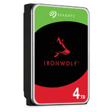 Seagate Ironwolf 4TB 3.5'' Hdd Nas Drives; SATA 6GB/S Interface; 1-8 Bays Supported; Mut: 180TB/YEAR; Rv: Yes; Dual image 3