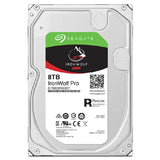 Seagate Ironwolf Pro 8TB 3.5'' Hdd Nas Drives 7200 Rpm; SATA 6GB/S Interface; 256MB CACHE;550TB/YEAR; Unlimited Bays