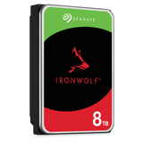 Seagate Ironwolf 8TB 3.5'' Hdd Nas Drives; SATA 6GB/S Interface; 1-8 Bays Supported; Mut: 180TB/YEAR; Rv: Yes; Dual image 4
