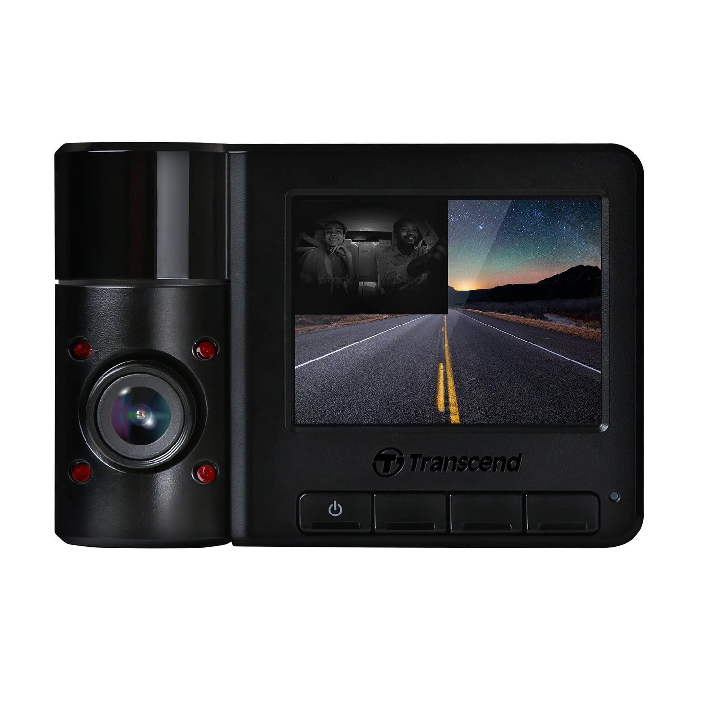 Transcend Drivepro 550 (model B) Dual Lens Dash Cam With 128GB Microsd Card image 3