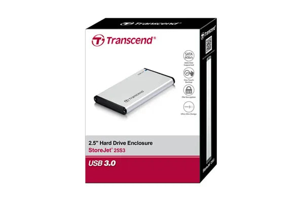 Transcend Storejet 2.5'' USB3.0 SATA Enclosure S image 2