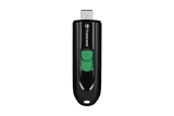 Transcend 128GB JF790C USB C (5GPBS) Capless Flash Drive Black And Green image 3
