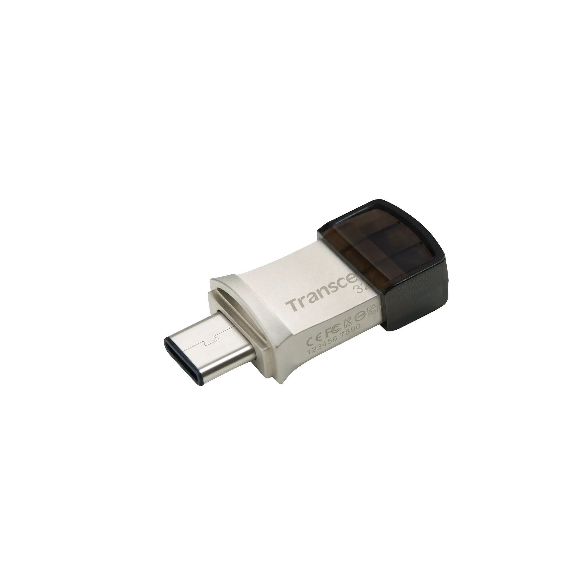 Transcend 128GB Jetflash 890 USB-C & USB 3.1 Otg Flash Drive Silver image 4