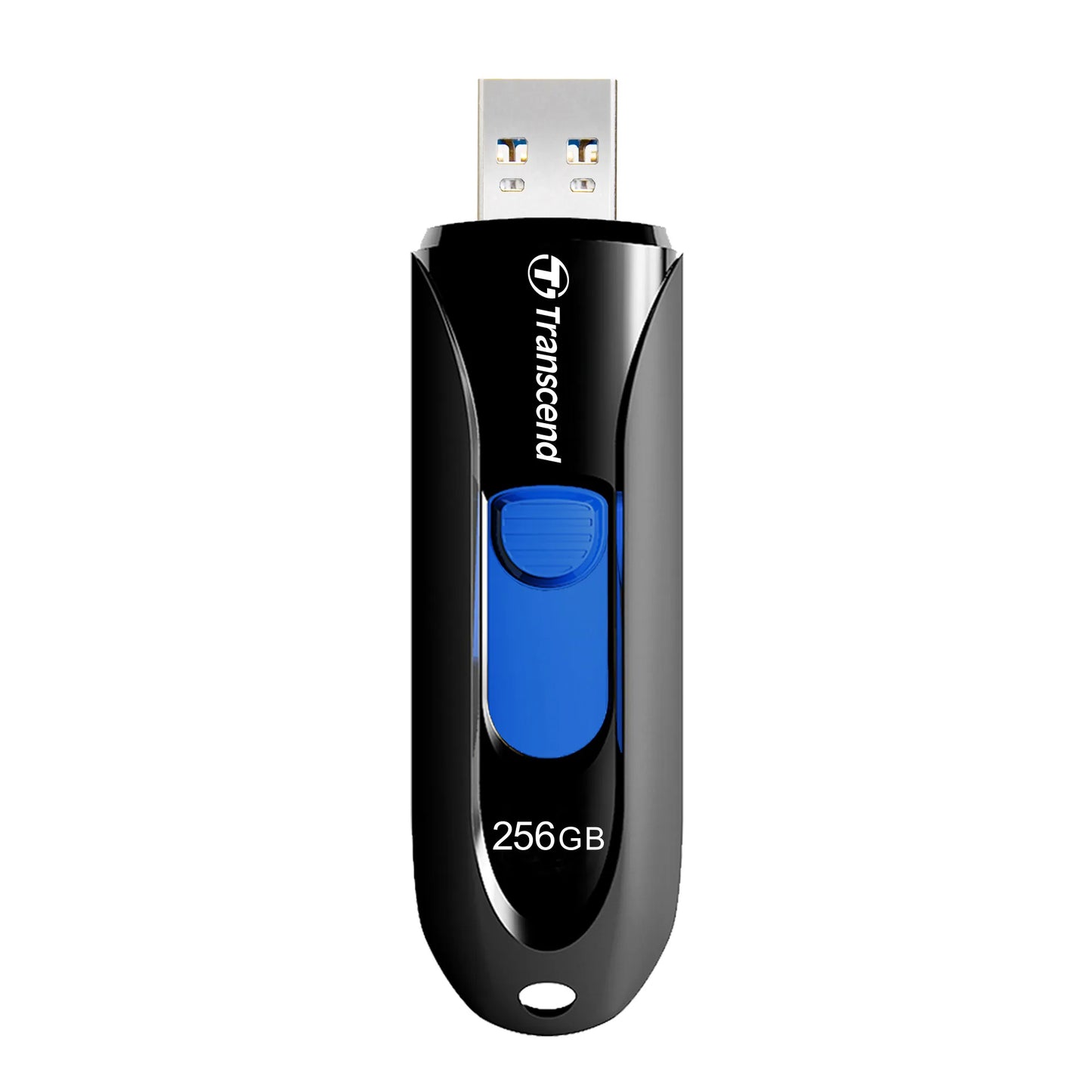 Transcend 16GB JF790 USB3.1 Gen 1 Capless Flash Drive Black And Blue