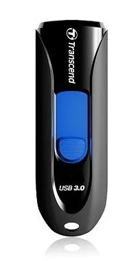 Transcend 16GB JF790 USB3.1 Gen 1 Capless Flash Drive Black And Blue image 5