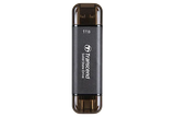 Transcend 1 TB ESD310C USB3.2 Type A & C (USB 10GBPS) Otg Compact Portable SSD Read 1050MB/S Write 950 Mb/S Black image 2