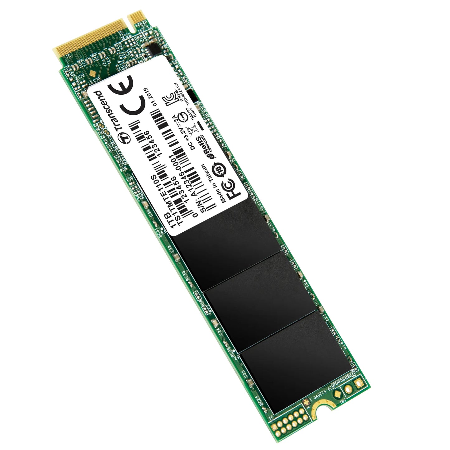 Transcend 1TB MTE110S PCI-E Gen 3X4 M.2 2280 SSD 3D Tlc 1700 Mb/S Read 1400 Mb/S Write 400 Tbw image 3