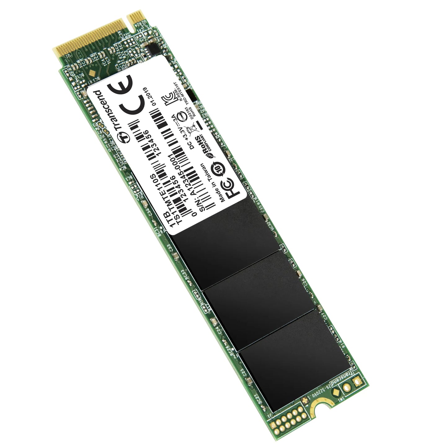 Transcend 1TB MTE110S PCI-E Gen 3X4 M.2 2280 SSD 3D Tlc 1700 Mb/S Read 1400 Mb/S Write 400 Tbw image 4