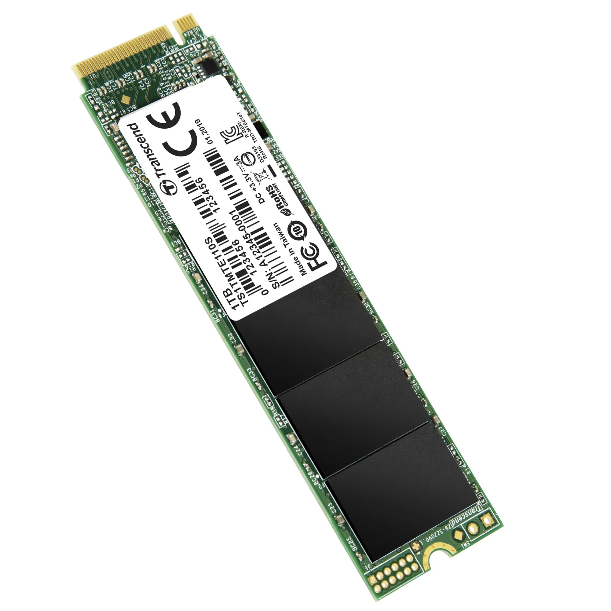 Transcend 1TB MTE110S PCI-E Gen 3X4 M.2 2280 SSD 3D Tlc 1700 Mb/S Read 1400 Mb/S Write 400 Tbw image 4