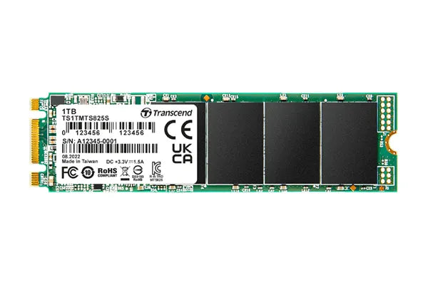 Transcend 1 TB MTS825S M.2 SATA3 2280 SSD Cacheless Tlc