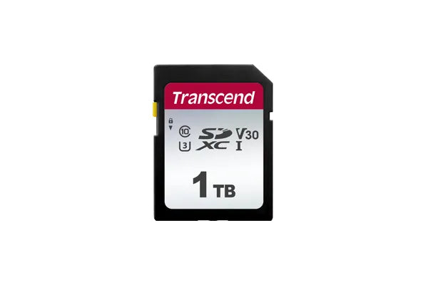 Transcend 300S 1 TB UHS-1 Class 10 U1 U3 V30 Sdxc Card 3D Nand image 2