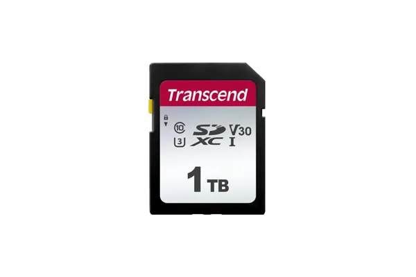 Transcend 300S 1 TB UHS-1 Class 10 U1 U3 V30 Sdxc Card 3D Nand image 3
