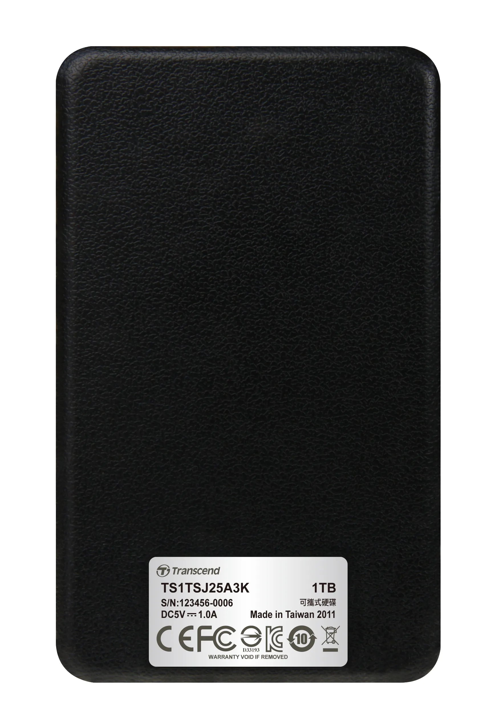 Transcend 1TB 25A3 USB3.1 2.5'' USB Hdd Black image 4