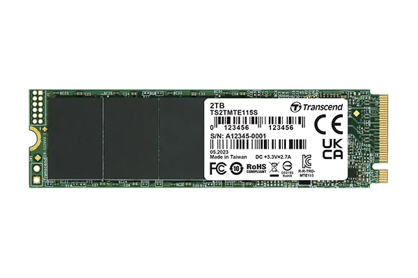Transcend 250GB MTE115S PCI-E Gen 3X4 M.2 2280 SSD 3D Nand 3200 Mb/S Read 1300 Mb/S Write 100 Tbw image 2