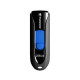 Transcend 256GB JF790 USB3.1 Gen 1 Capless Flash Drive Black And Blue image 4