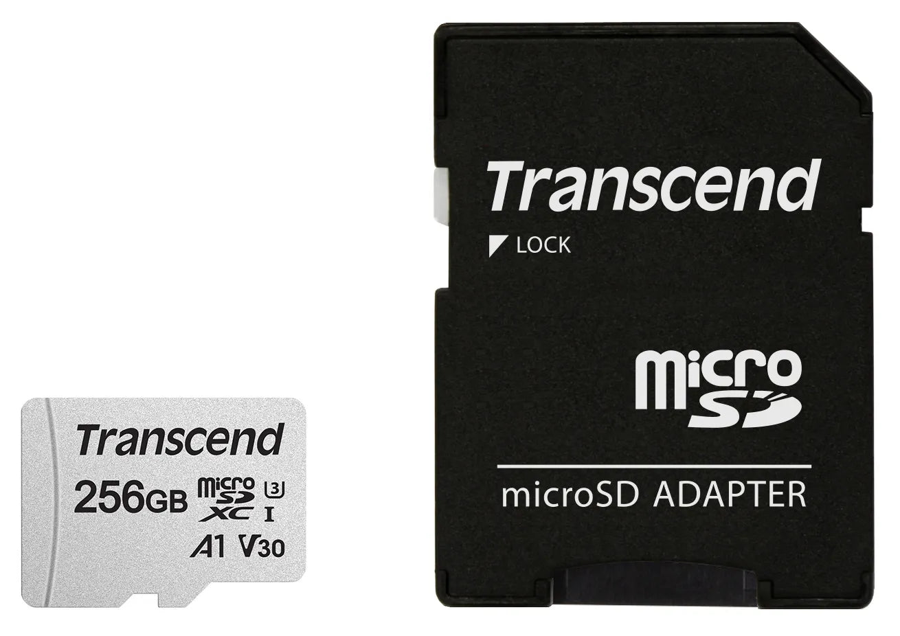 Transcend 256GB Micro Sdxc C 10 Uhs-I U1/U3 V30 A1 With Sd Adaptor image 4