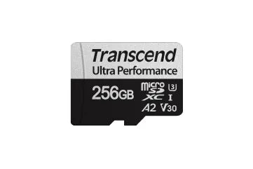 Transcend 340S 256GB Ultra Perfromance Micro Sd Uhs-I U3 V30 A2 C10 Read 160 Mb/S Write 125MB/S With Sd Adptor