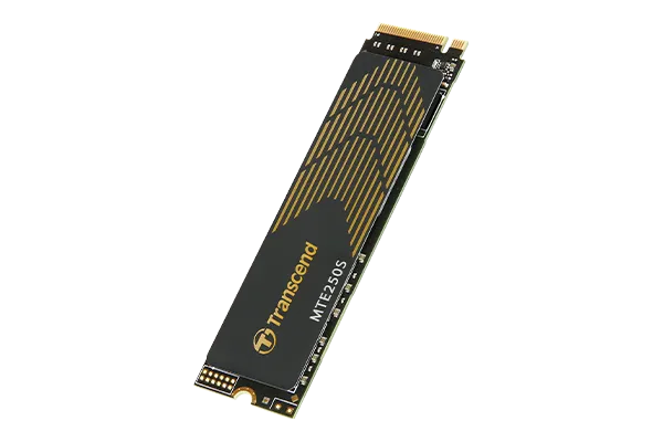 Transcend 2TB MTE250S PCI-E Gen 4X4 M.2 NVME 2280 SSD 3D Tlc -7100 Mb/S Read 6500 Mb/S Write With Graphen Head Spreader -1560TBW image 3