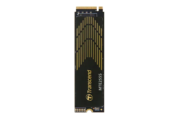 Transcend 2TB MTE255S PCI-E Gen 4X4 M.2 NVME 2280 SSD 3D Nand -7400 Mb/S Read 6500 Mb/S Write- Graphen Heat Spreader -1200TBW