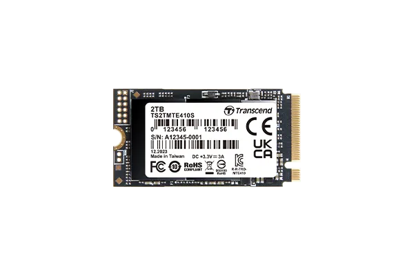 Transcend 2TB MTE410S PCI-E Gen 4X4 M.2 2242 SSD 3D Nand 5000 Mb/S Read 4300 Mb/S Write 1200 Tbw