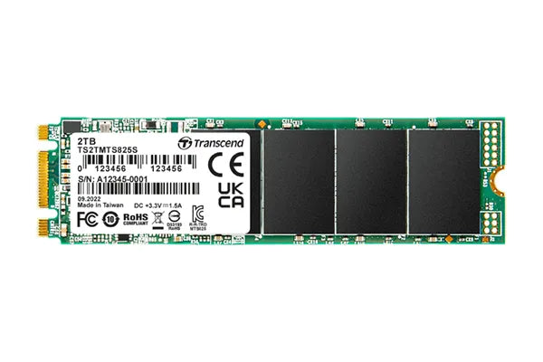 Transcend 2 TB MTS825S M.2 SATA3 2280 SSD Cacheless Tlc