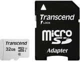 Transcend 300S 32GB Micro Sd UHS-1 U1 CLASS10 Read 95MB/S Write 45MB/S With Adaptor -Tlc
