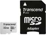 Transcend 300S 32GB Micro Sd UHS-1 U1 CLASS10 Read 95MB/S Write 45MB/S With Adaptor -Tlc image 2
