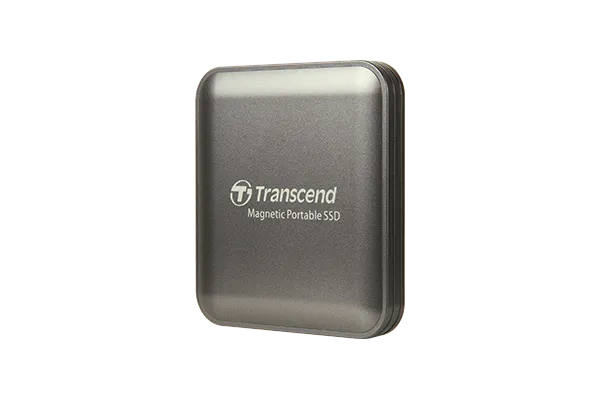 Transcend 4 TB ESD420C USB3.2 Type C (USB 20GBPS) Magnetic Portable SSD MagSafe Compatiable R/W Up To 2000MB/S Iron Grey image 2