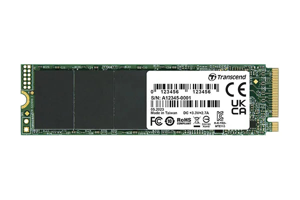 Transcend 500GB MTE115S PCI-E Gen 3X4 M.2 2280 SSD 3D Nand 3200 Mb/S Read 2000 Mb/S Write 200 Tbw image 2