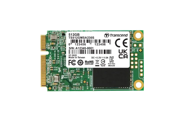 Transcend 512GB MSA230 Msata SSD image 2