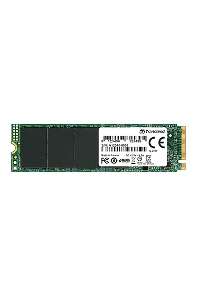 Transcend MTE112S 512GB PCI-E M.2 2280 Gen 3X4 Slim Single Sided SSD 3D Tlc -Dramless image 2