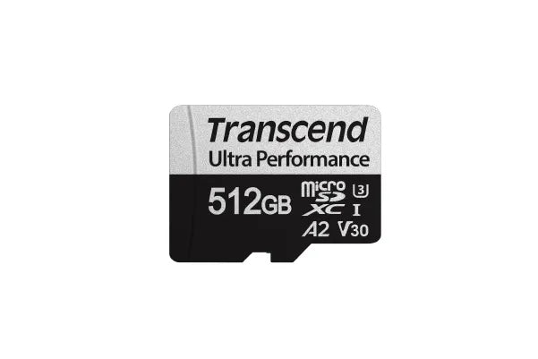 Transcend 340S 512GB Ultra Perfromance Micro Sd Uhs-I U3 V30 A2 CLASS10 Read 160 Mb/S Write 125MB/S With Sd Adptor