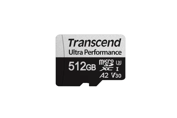Transcend 340S 512GB Ultra Perfromance Micro Sd Uhs-I U3 V30 A2 CLASS10 Read 160 Mb/S Write 125MB/S With Sd Adptor image 2