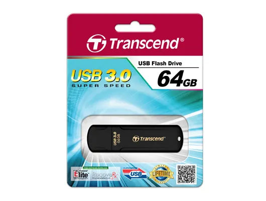 Transcend 64GB Jetflash 700 USB 3.1 Gen 1 (USB 5GBPS) Flash Drive