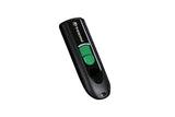 Transcend 64GB JF790 USB C (5GPBS) Capless Flash Drive Black And Green image 3