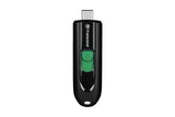 Transcend 64GB JF790 USB C (5GPBS) Capless Flash Drive Black And Green image 5