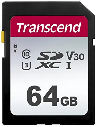 Transcend 300S 64GB Uhs-I Class 10 U1 V10 Sdxc Card -3D Nand image 2