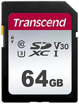 Transcend 300S 64GB Uhs-I Class 10 U1 V10 Sdxc Card -3D Nand image 2